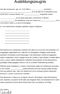 ausbildungszeugnis-vorlage-fuer-bewerbung