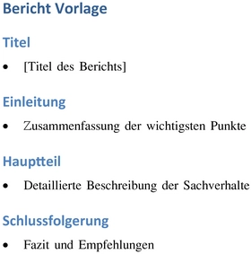 berichtsvorlage-fuer-klaren-bericht-erstellen