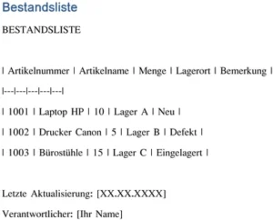 bestandsliste-fuer-bueroorganisation-und-materialverwaltung
