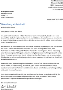 bewerbung-als-lehrkraft-vorlage