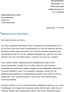 bewerbung-pharmakant-berufseinstieg