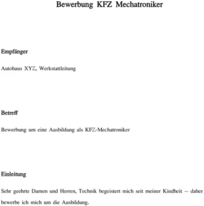 bewerbung-um-ausbildung-kfz-mechatroniker