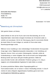 bewerbung-vorlage-uhrmacherin-2025