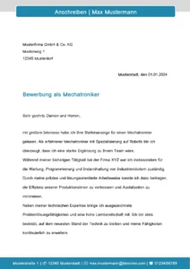 bewerbungsanschreiben-mechatroniker-berufseinstieg