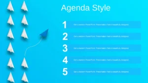 blue-unique-paper-plane-powerpoint-vorlage