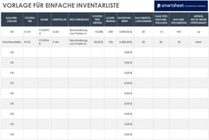 einfache-inventarliste-fuer-bestandsverwaltung