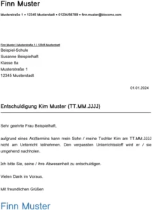 entschuldigung-arzttermin-vorlage