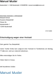 entschuldigung-vorlage-hochzeit-schule