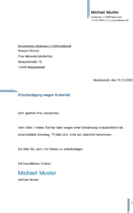 entschuldigung-vorlage-wegen-krankheit-fuer-die-schule