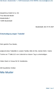 entschuldigung-wegen-todesfall-fuer-die-schule