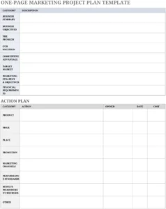 excel-one-page-marketing-projektplan-vorlage