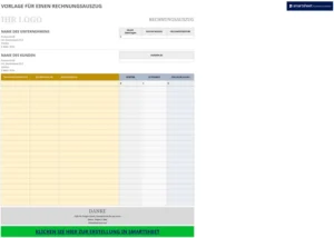 excel-vorlage-fuer-einen-rechnungsauszug