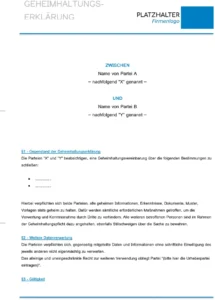 geheimhaltungsvereinbarung-vorlage-fuer-unternehmen