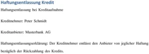 haftungsentlassung-bei-kreditaufnahme