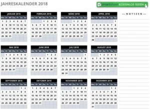 jahreskalender-2018-organisation-planung