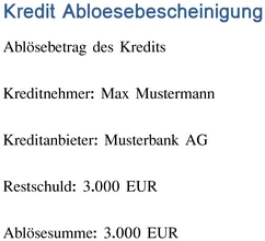 kredit-abloesebescheinigung-ueberblick-finanzen-organisieren