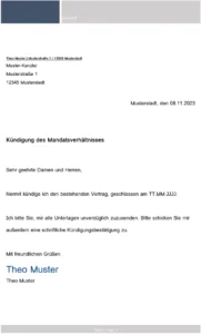 kuendigung-des-mandatsverhaeltnisses-vorlage