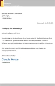 kuendigung-des-mietvertrags-aufsetzen