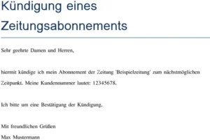 kuendigung-eines-zeitungsabonnements