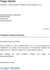 kuendigung-handversicherung-vorlage-entscheidungen-treffen-gebuehren-reduzieren