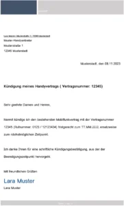 kuendigung-handyleistung-optimieren-vorlage