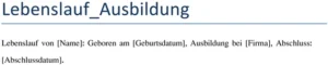 lebenslauf-ausbildung-gestalten-mit-word