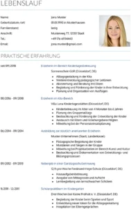 lebenslauf-erzieherin-vorlage-pdf