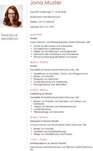 lebenslauf-floristin-im-pdf-format
