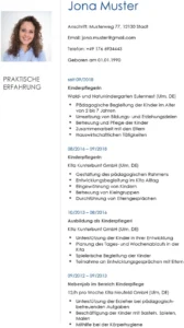 lebenslauf-kinderpflegerin-sozialpaedagogische-assistentin