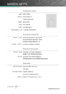 lebenslauf-vorlage-fuer-bewerbung