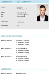 lebenslauf-vorlage-tabellarisch-bewerbung-gestalten
