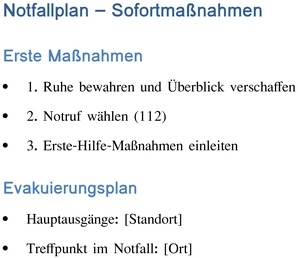 notfallplan-sicherheitsmassnahmen-evakuierung-notizen