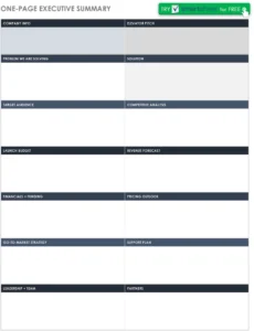 one-page-executive-summary-vorlage-pdf