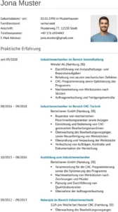 pdf-vorlage-fuer-den-lebenslauf-eines-industriemechanikers