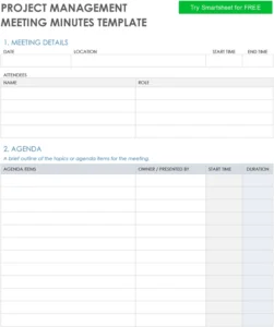 pdf-vorlage-fuer-projektmanagement-meeting-minuten