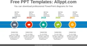powerpoint-vorlage-mit-horizontale-kreise-fuer-praesentationen