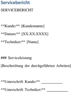 servicebericht-vorlage-fuer-professionelle-dokumentation