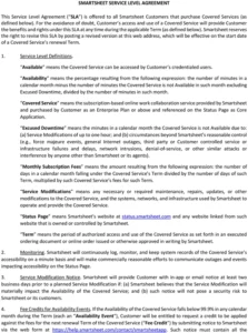 smartsheet-service-level-agreement-vorlage