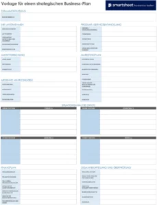strategischer-business-plan-vorlage
