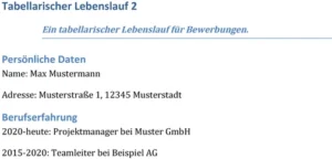 tabellarischer-lebenslauf-fuer-bewerbungen