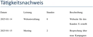 taetigkeitsnachweis-vorlage-fuer-dokumentation-der-arbeitsstunden