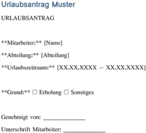 urlaubsantrag-vorlage-klar-gestalten